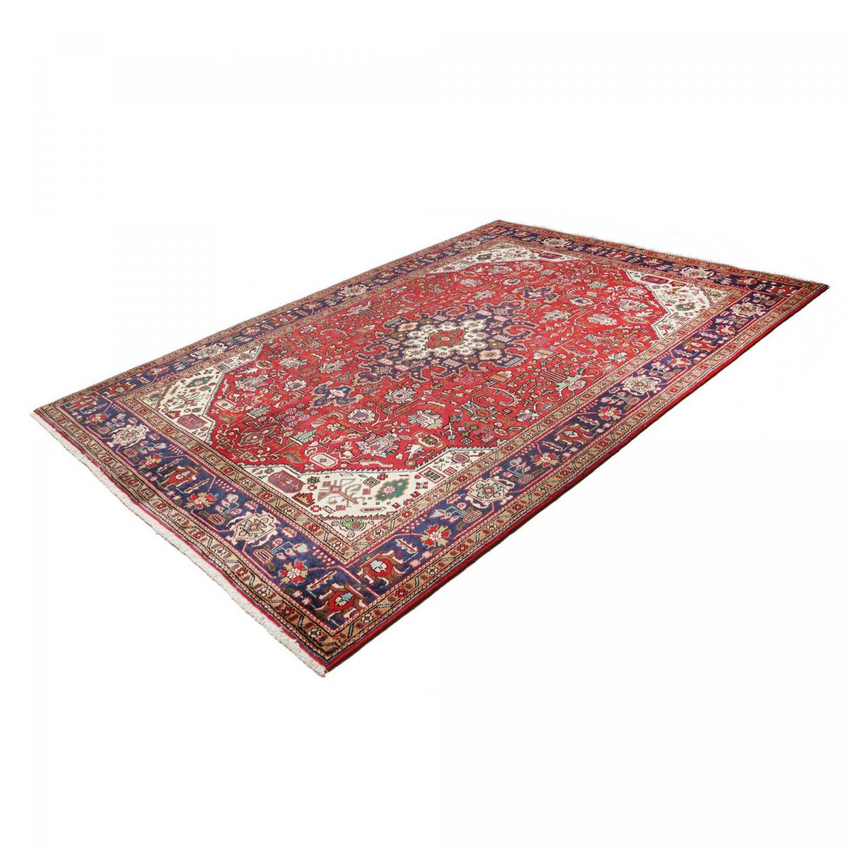 Tapis d'orient authentique, noué main, laine et soie, TABRIZ C — vue 4