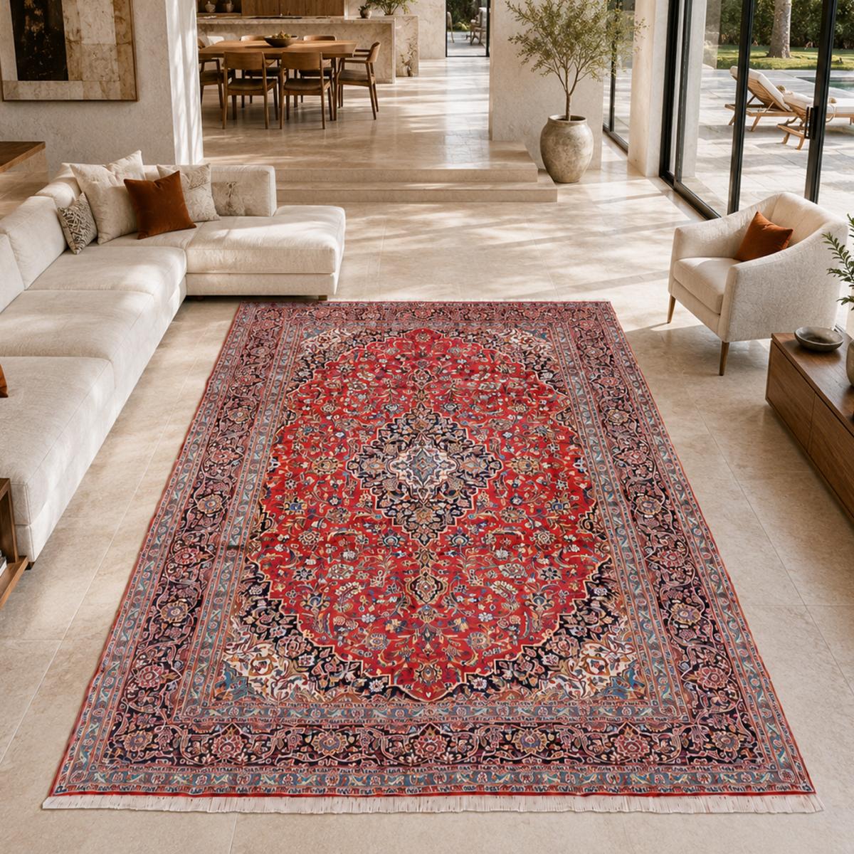 Tapis d'orient authentique, noué main en laine, ARDAKAN B — vue 3