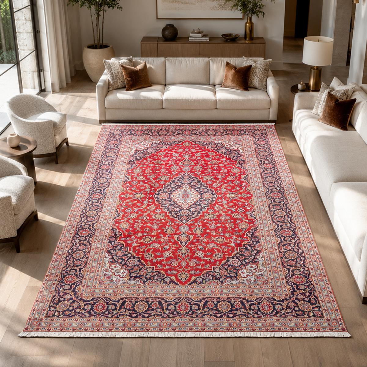 Tapis d'orient, motif oriental authentique, noué main, ARDAKAN D — vue 3