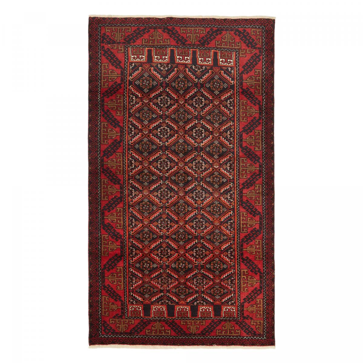 Tapis d'orient, motif oriental authentique, noué main, BALUTSCH 9