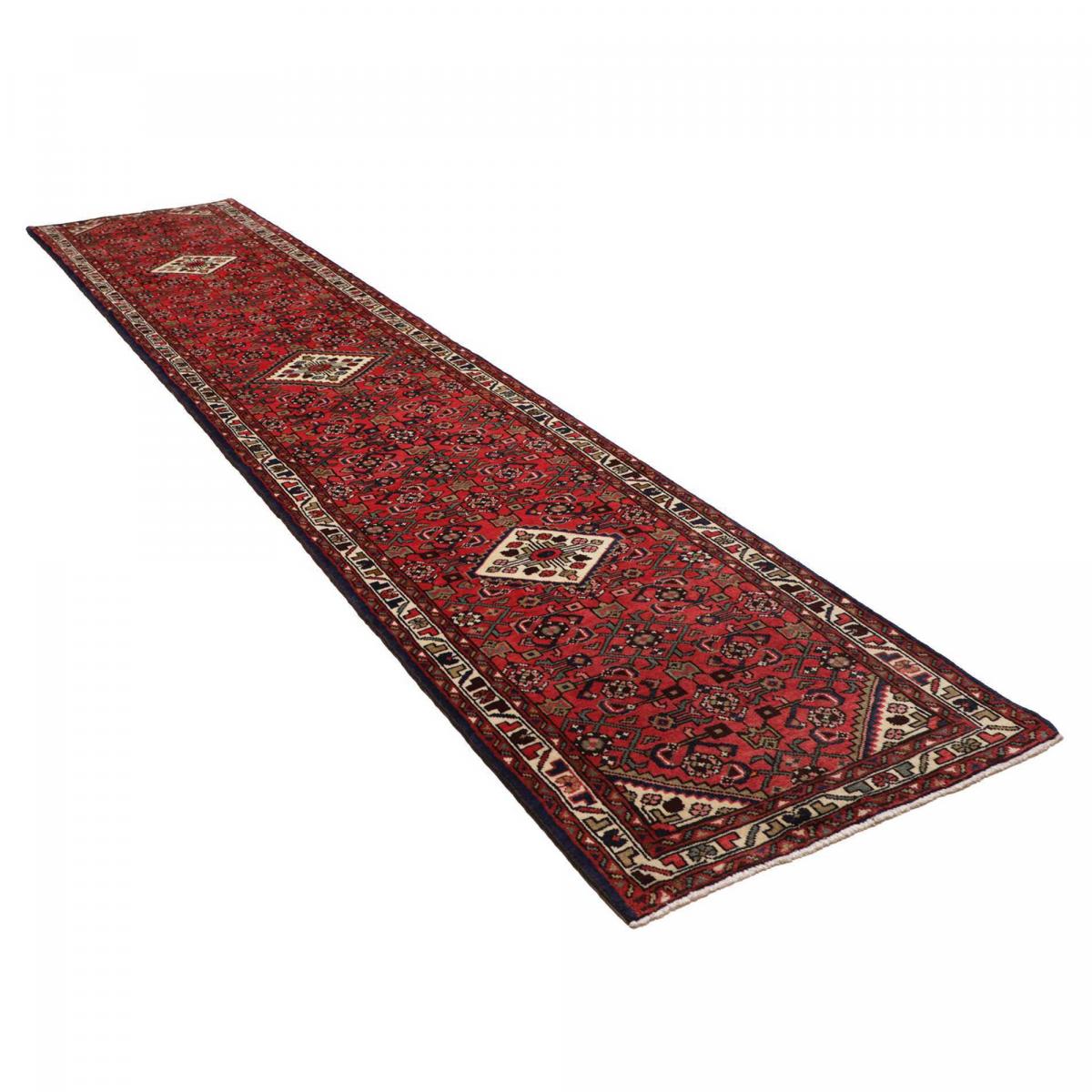 Tapis d'orient au motif oriental, noué main, HAMADAN 164 — vue 4