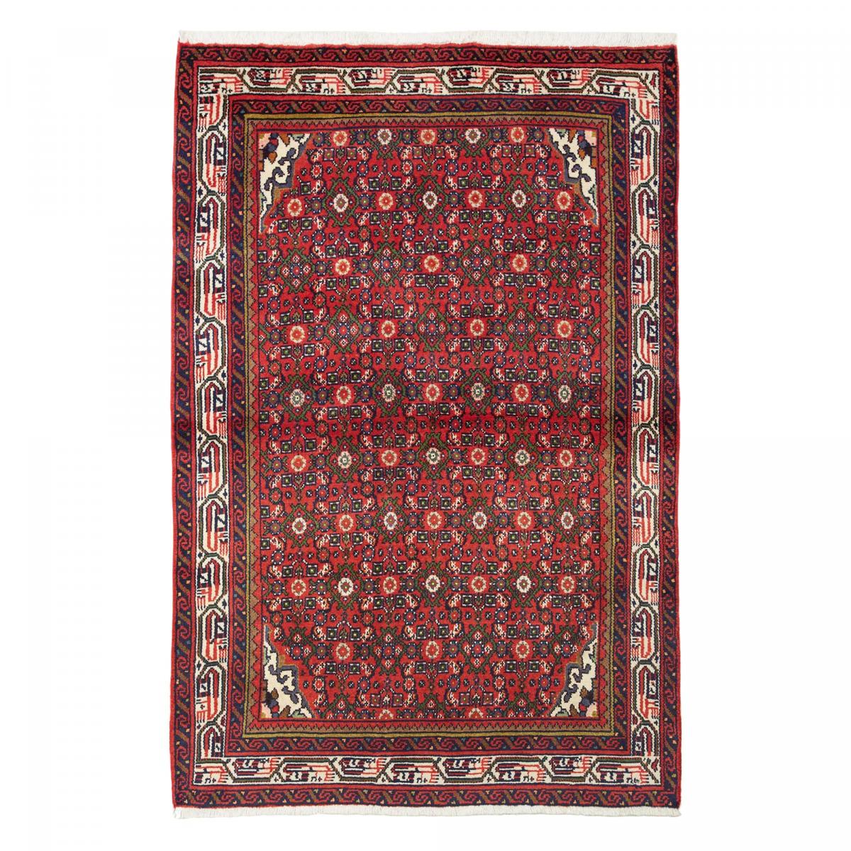 Tapis d'orient au motif oriental, noué main en laine, HAMADAN 43