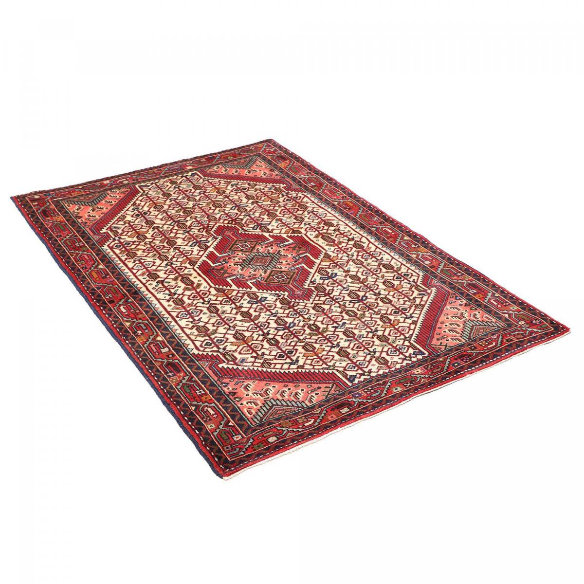 Tapis d'orient au motif oriental, noué main en laine naturelle — vue 4
