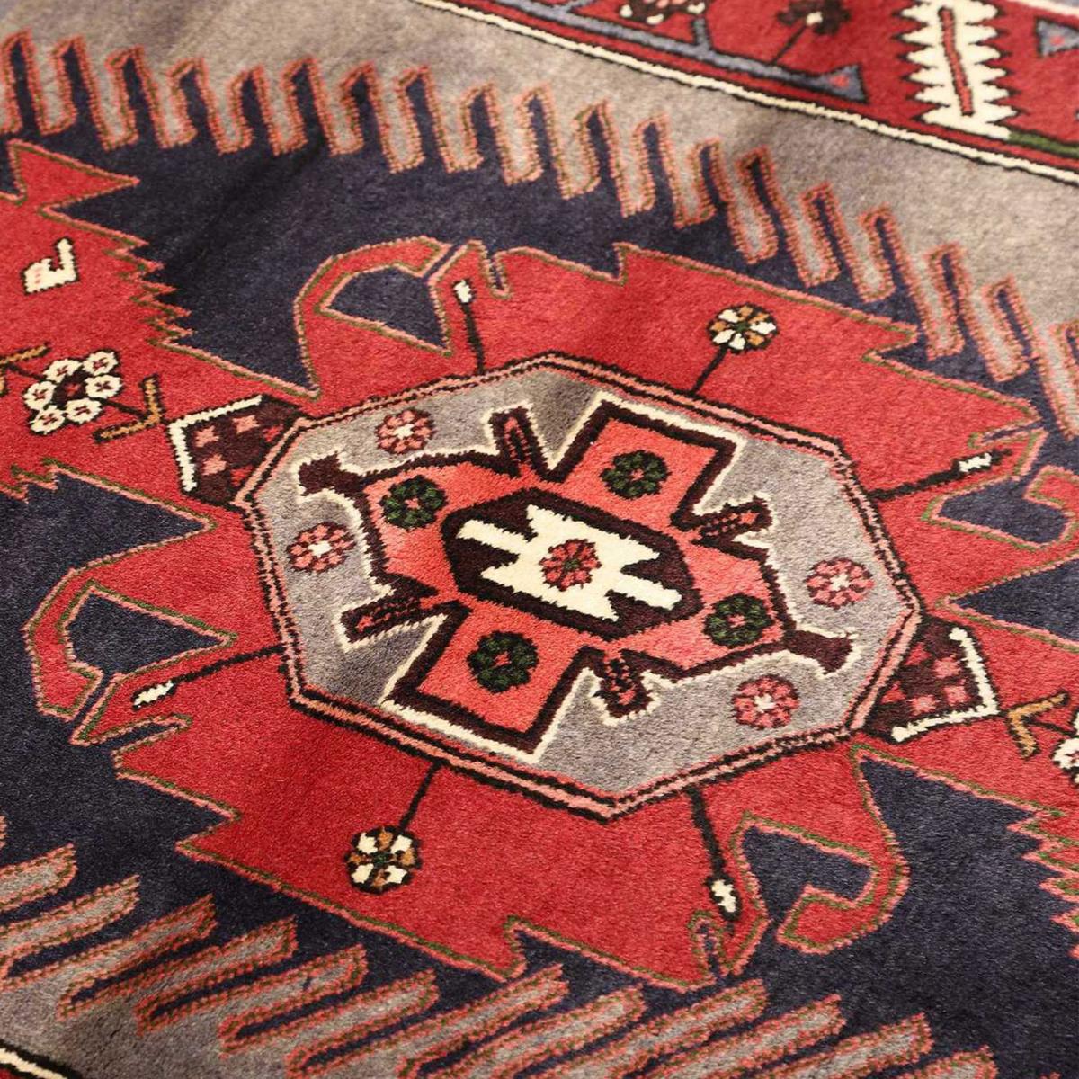Tapis d'orient oriental, noué main en laine, HAMADAN 46 — vue 6