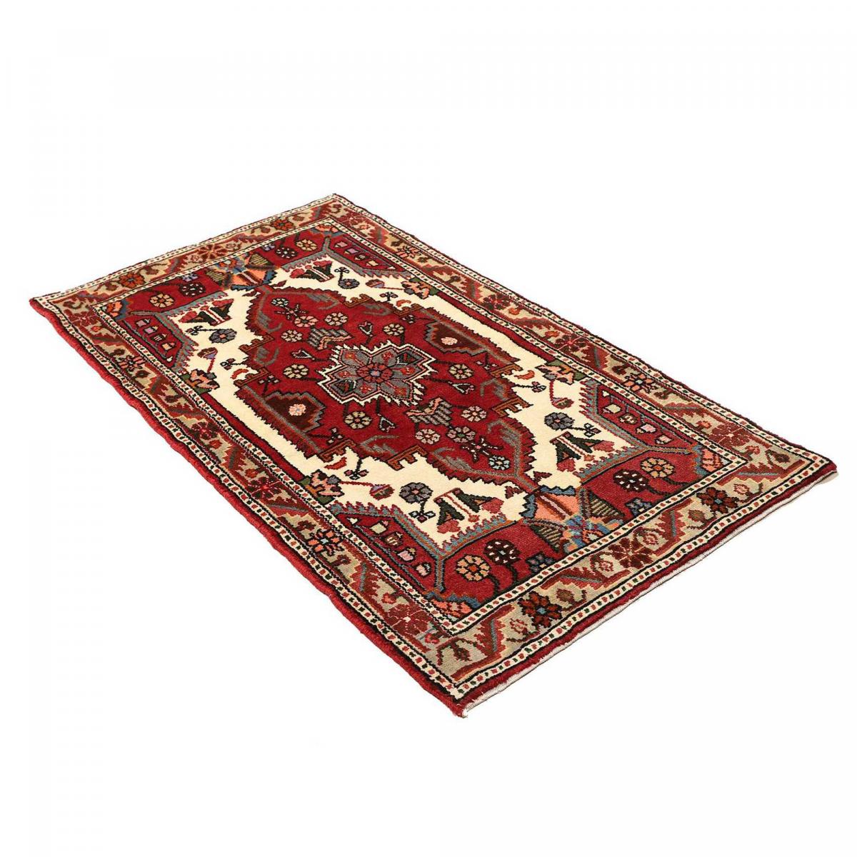 Tapis d'orient oriental, noué main en laine, HAMADAN 49 — vue 4