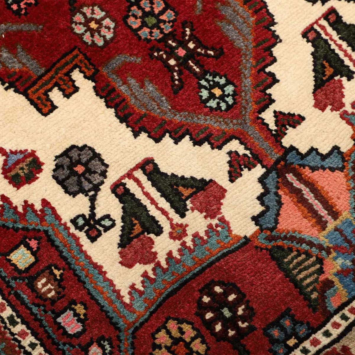 Tapis d'orient oriental, noué main en laine, HAMADAN 49 — vue 6