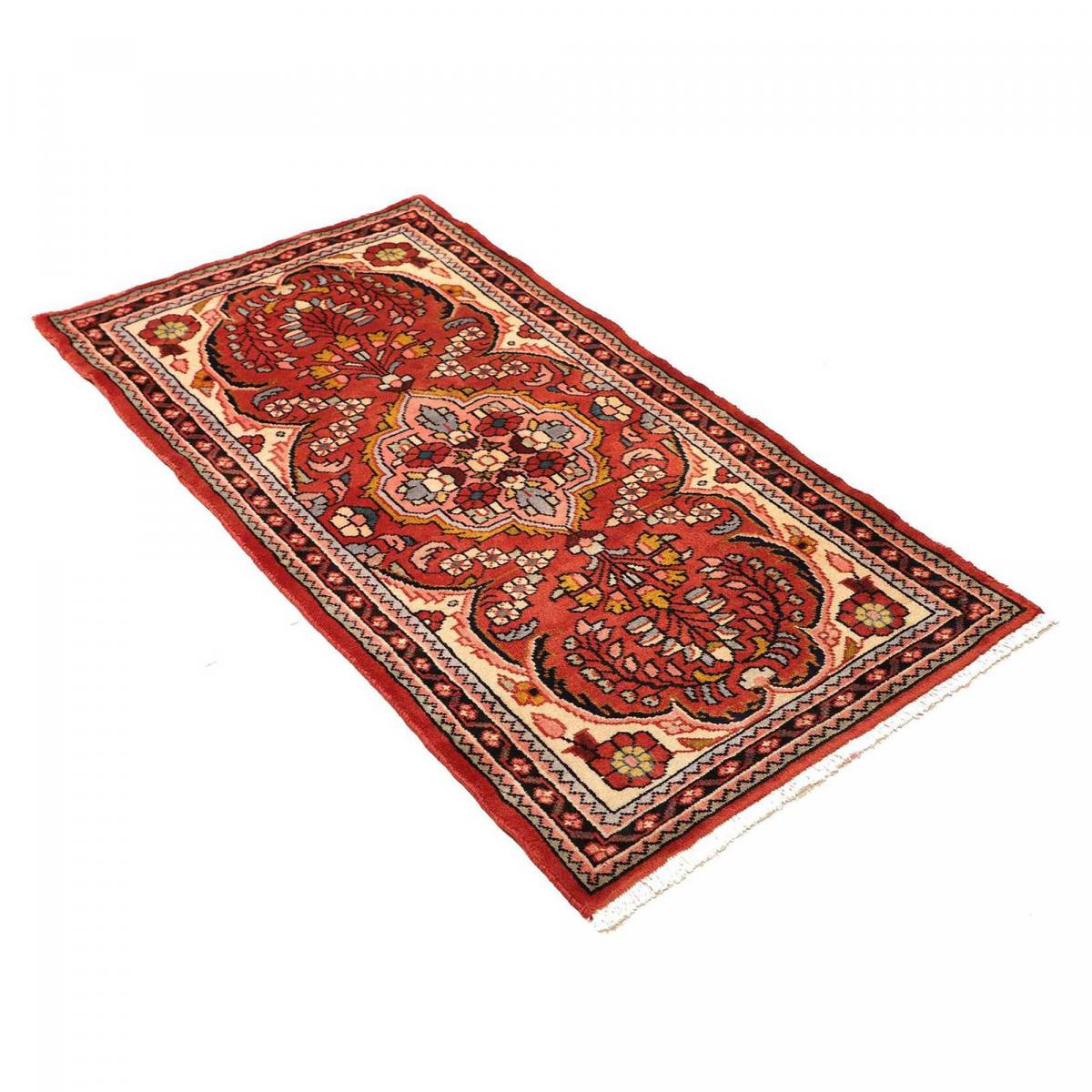 Tapis d'orient aux motifs orientaux, artisanal noué main, HAMADAN 50 — vue 4