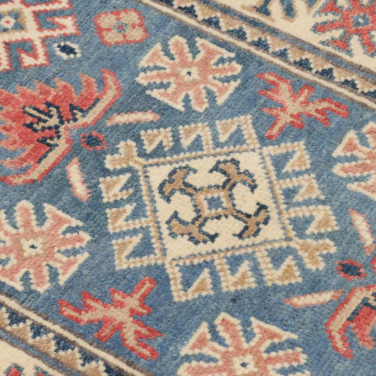 Tapis salon géométrique, noué main en laine, KAZAK CO 66 — vue 6