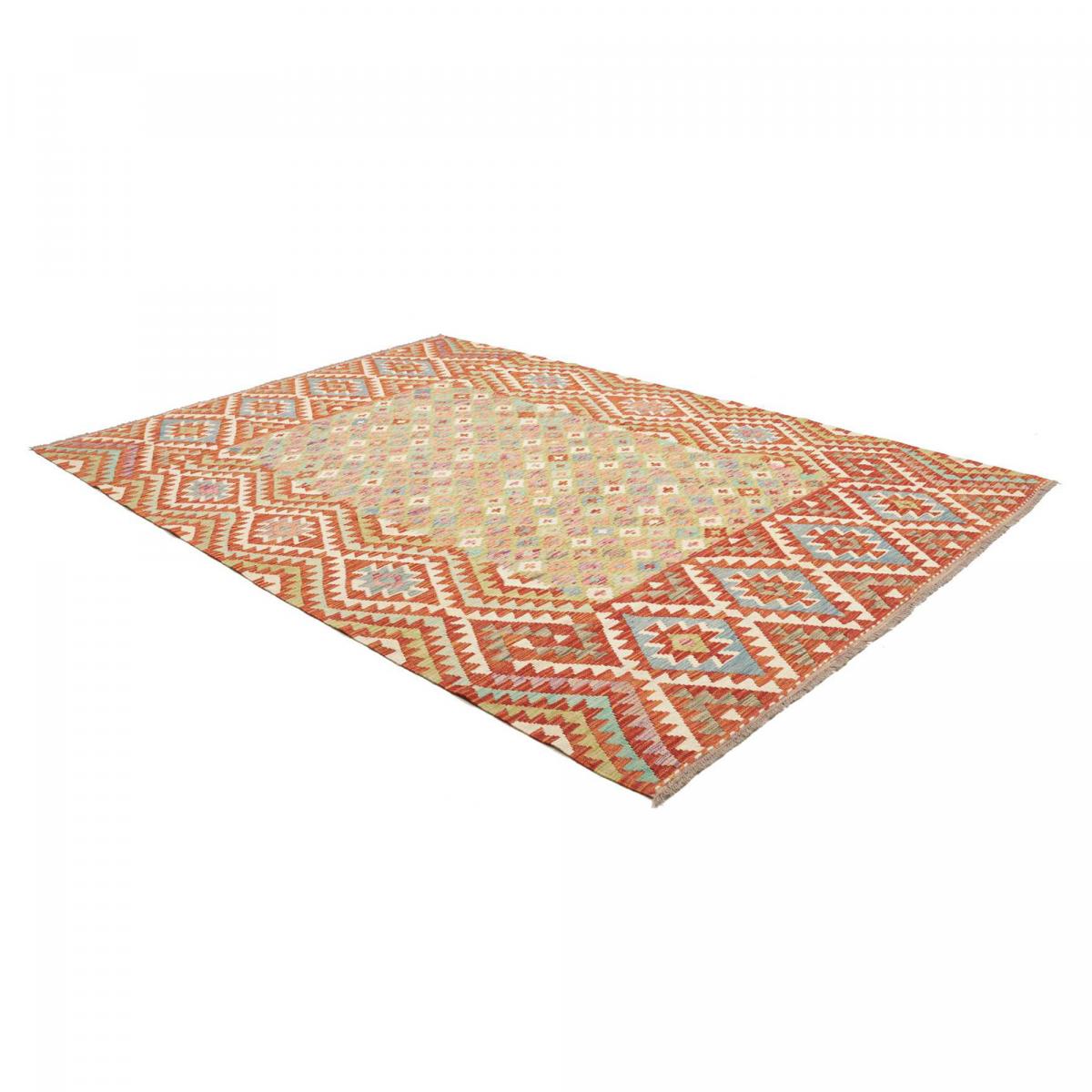 Tapis kilim à motif ethnique, tissé plat en laine, KILIM 84 — vue 4