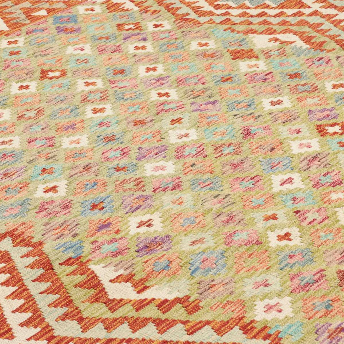Tapis kilim à motif ethnique, tissé plat en laine, KILIM 84 — vue 5