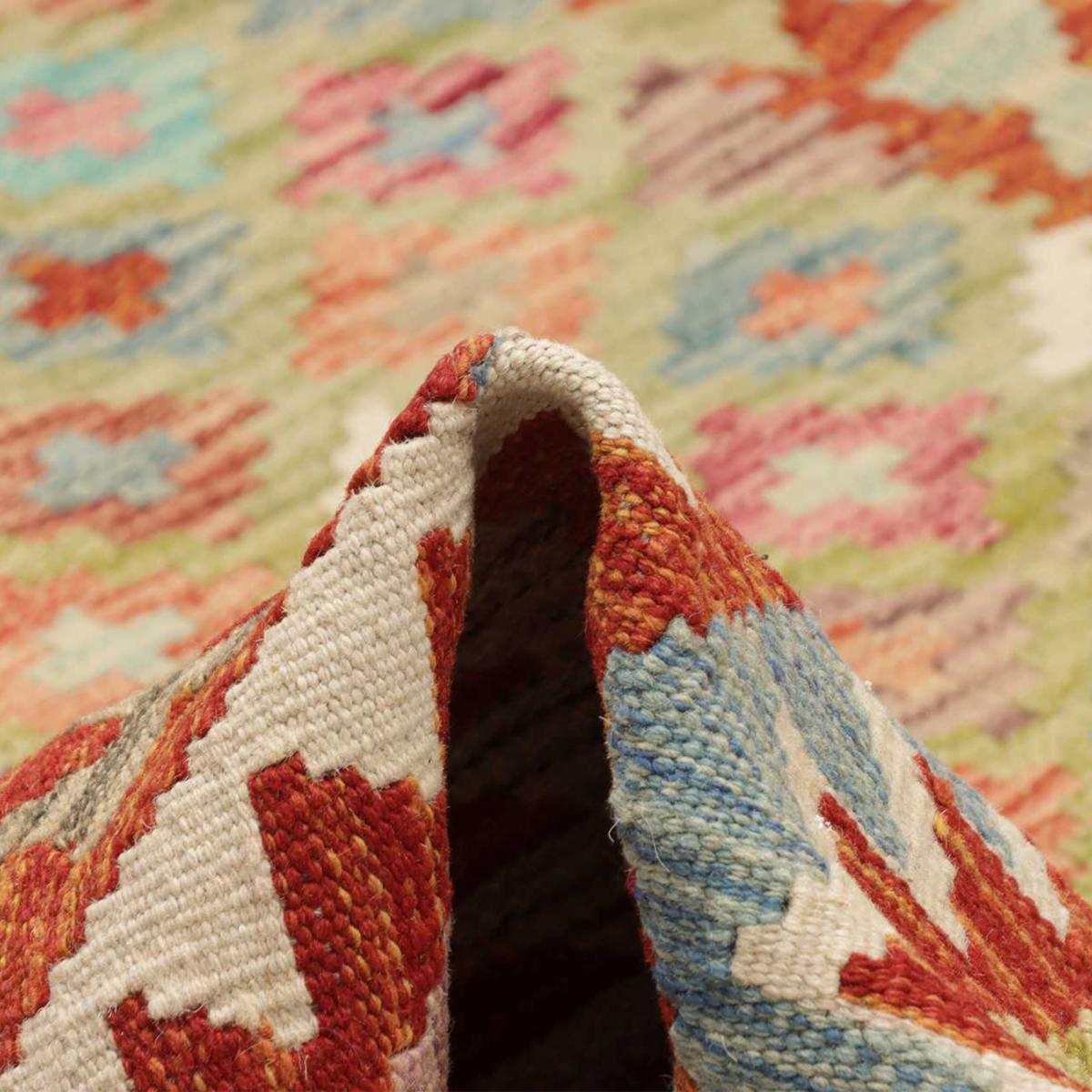 Tapis kilim à motif ethnique, tissé plat en laine, KILIM 84 — vue 6