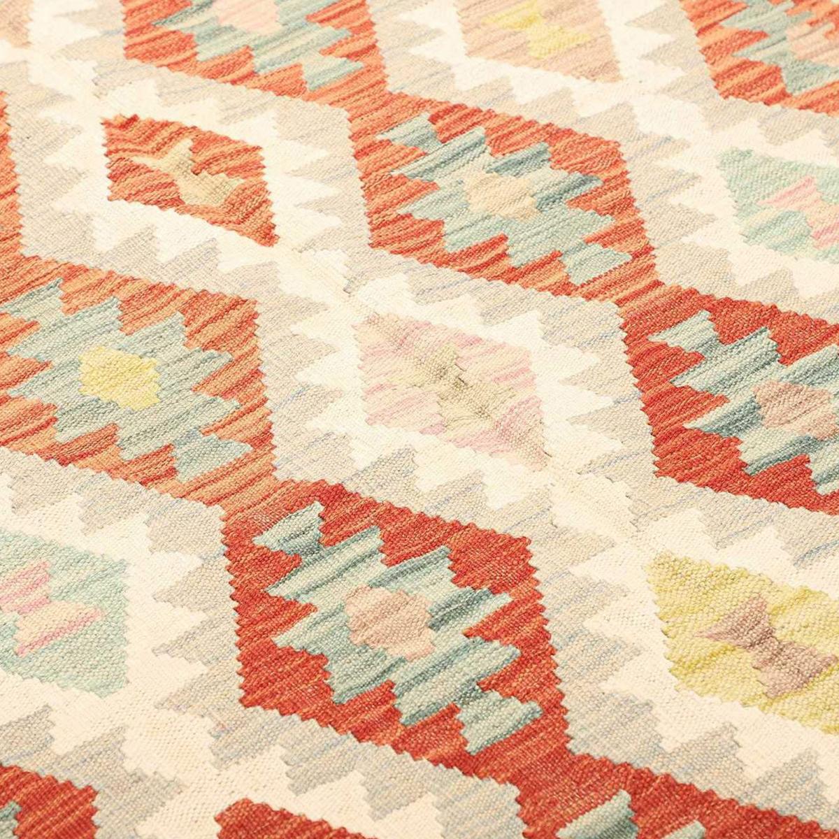 Tapis kilim géométrique, tissé plat en laine, KILIM 86 — vue 5