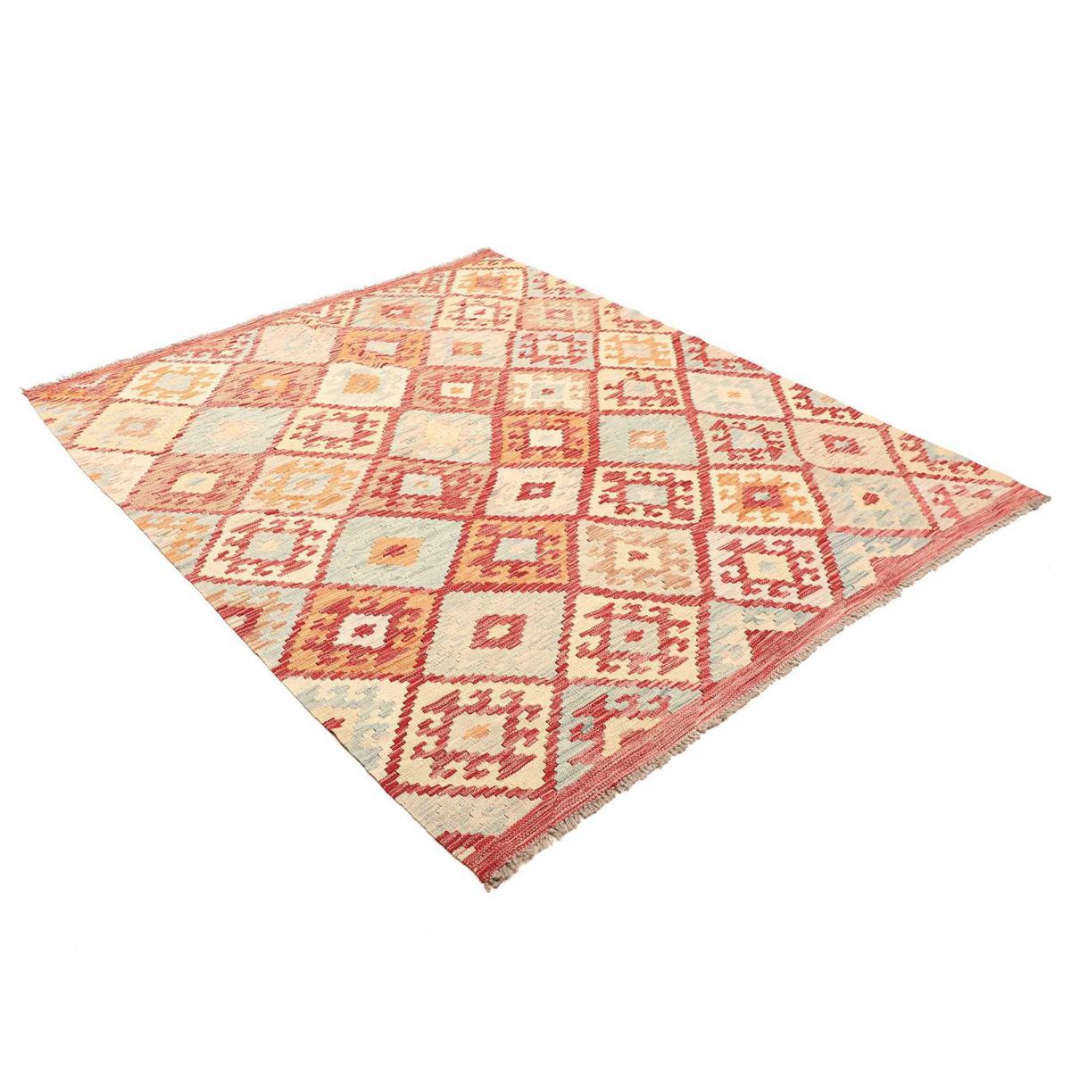 Tapis kilim à motif ethnique, tissé plat artisanal, KILIM 87 — vue 4