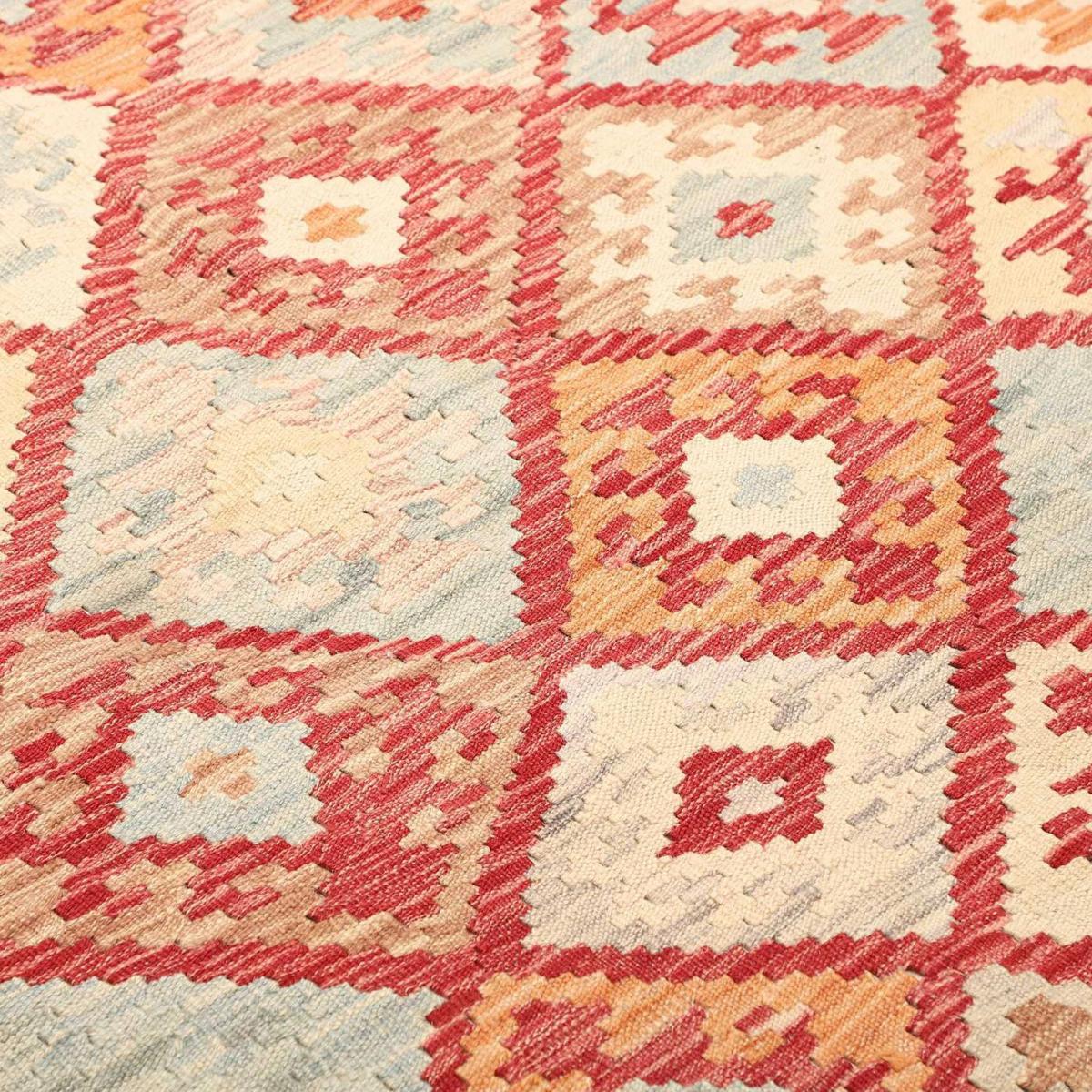 Tapis kilim à motif ethnique, tissé plat artisanal, KILIM 87 — vue 5