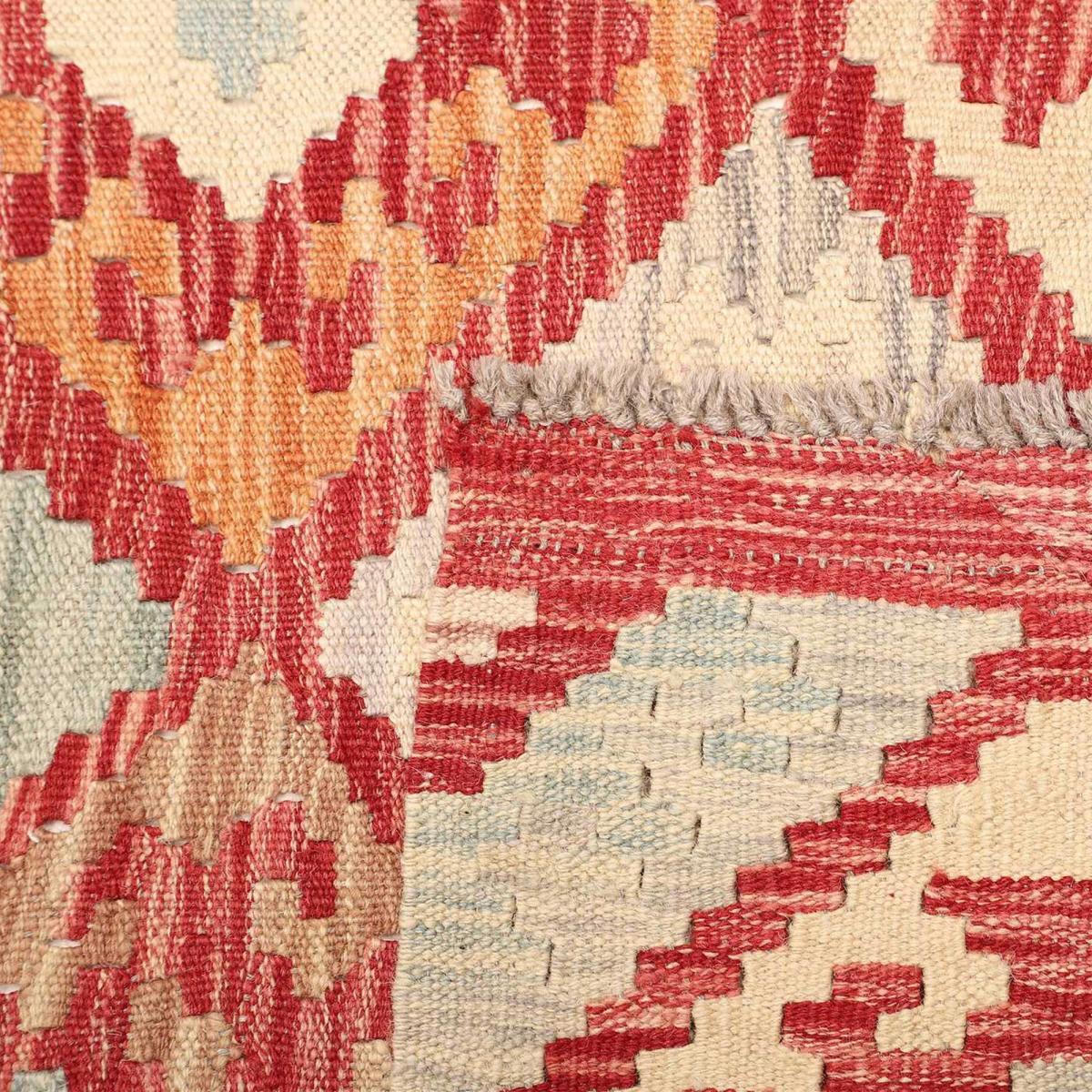 Tapis kilim à motif ethnique, tissé plat artisanal, KILIM 87 — vue 6