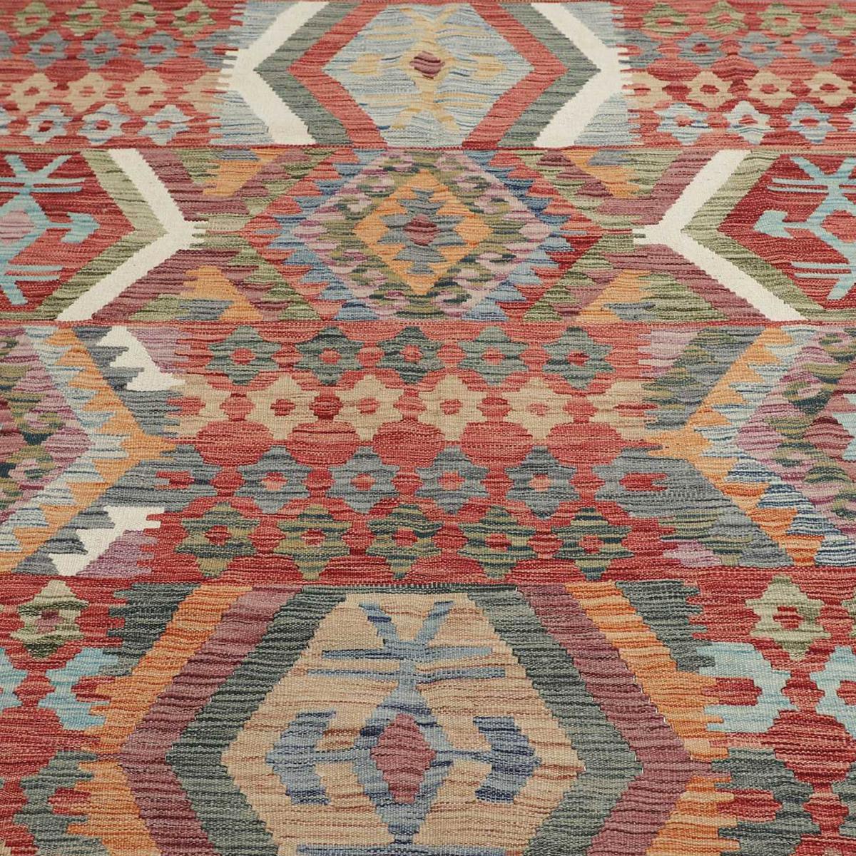 Tapis kilim ethnique, tissage plat artisanal, KILIM 91 — vue 6