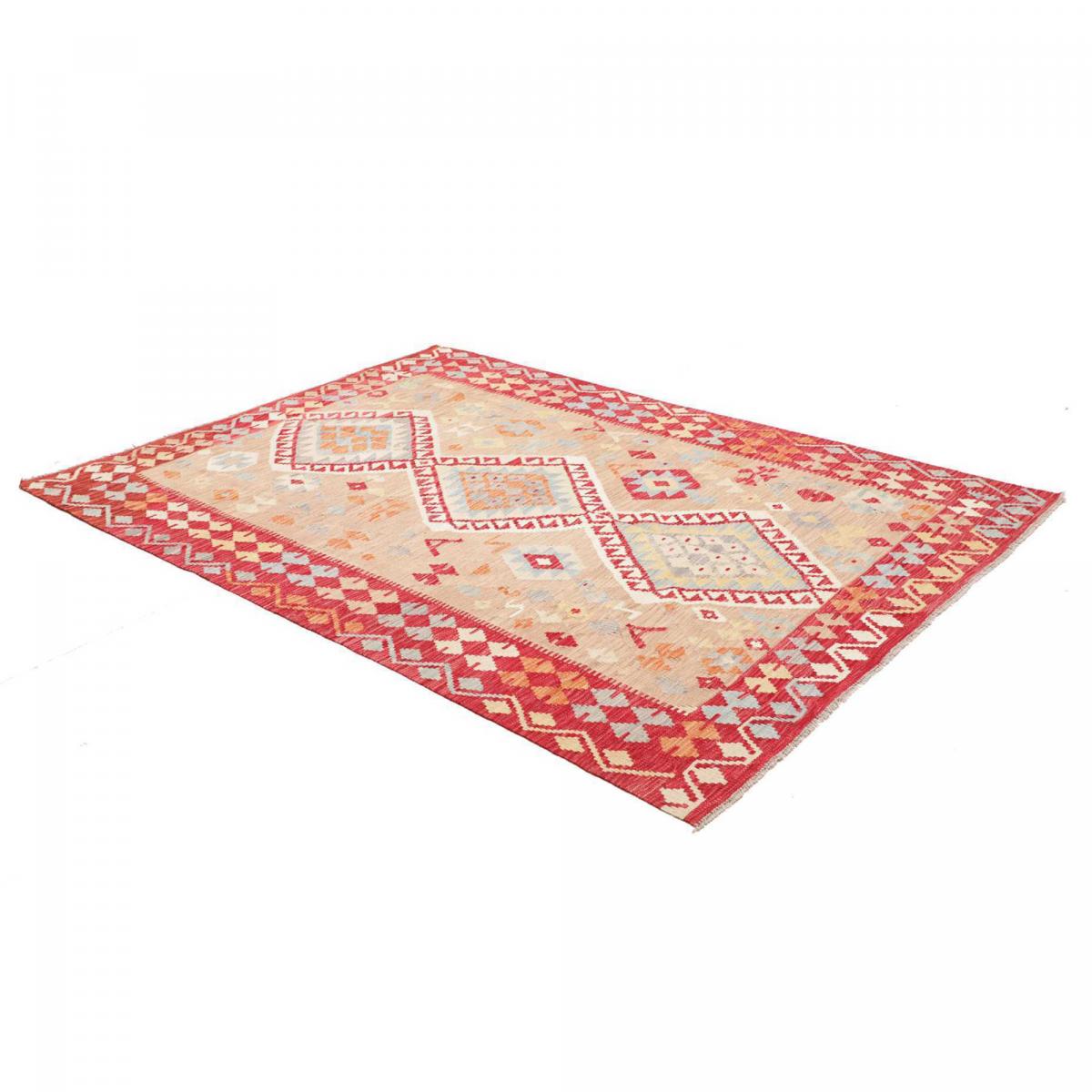 Tapis kilim à motif géométrique, tissé à plat en laine, KILIM 93 — vue 4