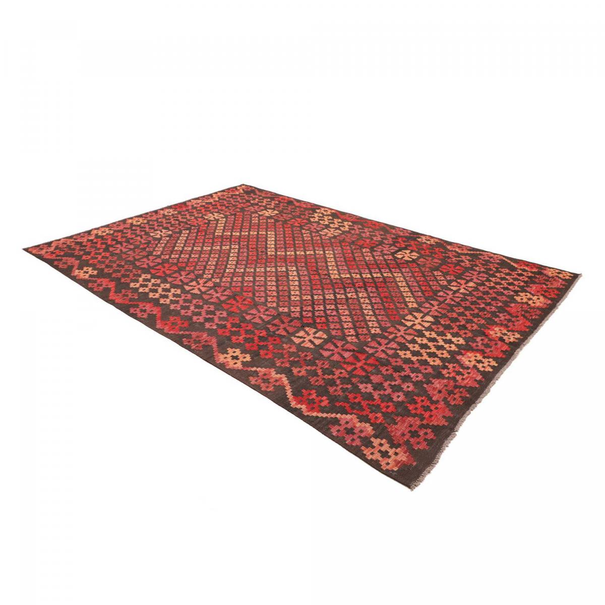 Tapis kilim géométrique, tissé plat en laine, KILIM 95 — vue 4