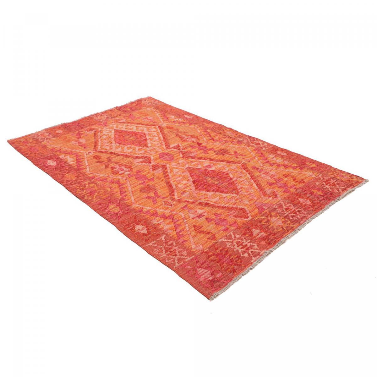 Tapis kilim, motif ethnique, tissé plat en laine, KILIM 97 — vue 4