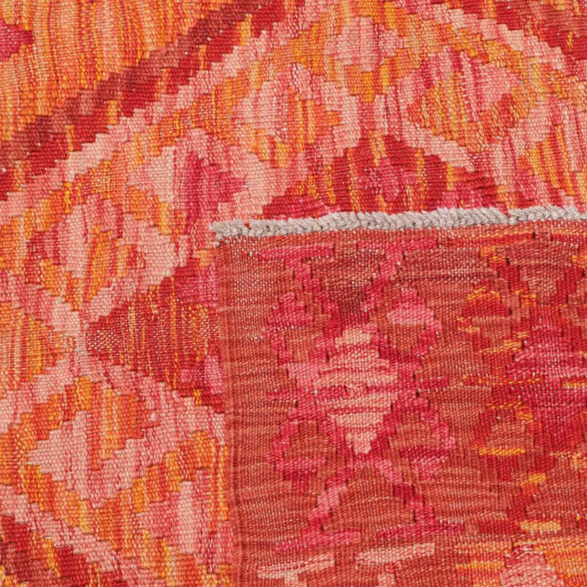 Tapis kilim, motif ethnique, tissé plat en laine, KILIM 97 — vue 6