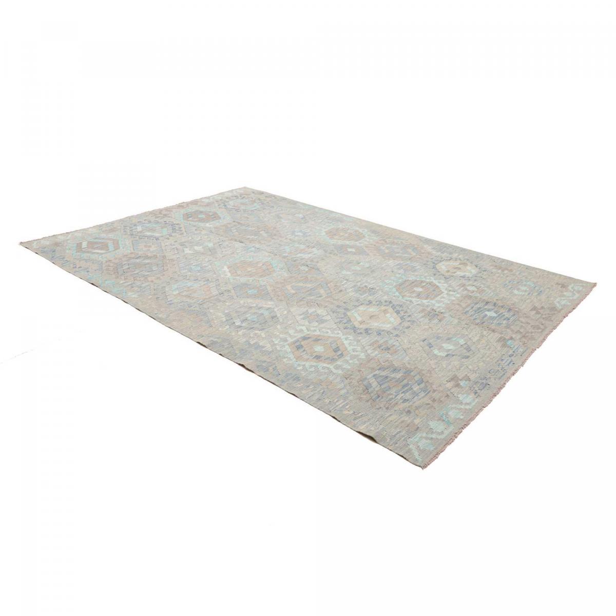 Tapis kilim, motif géométrique, tissé plat artisanal, KILIM 100 — vue 4