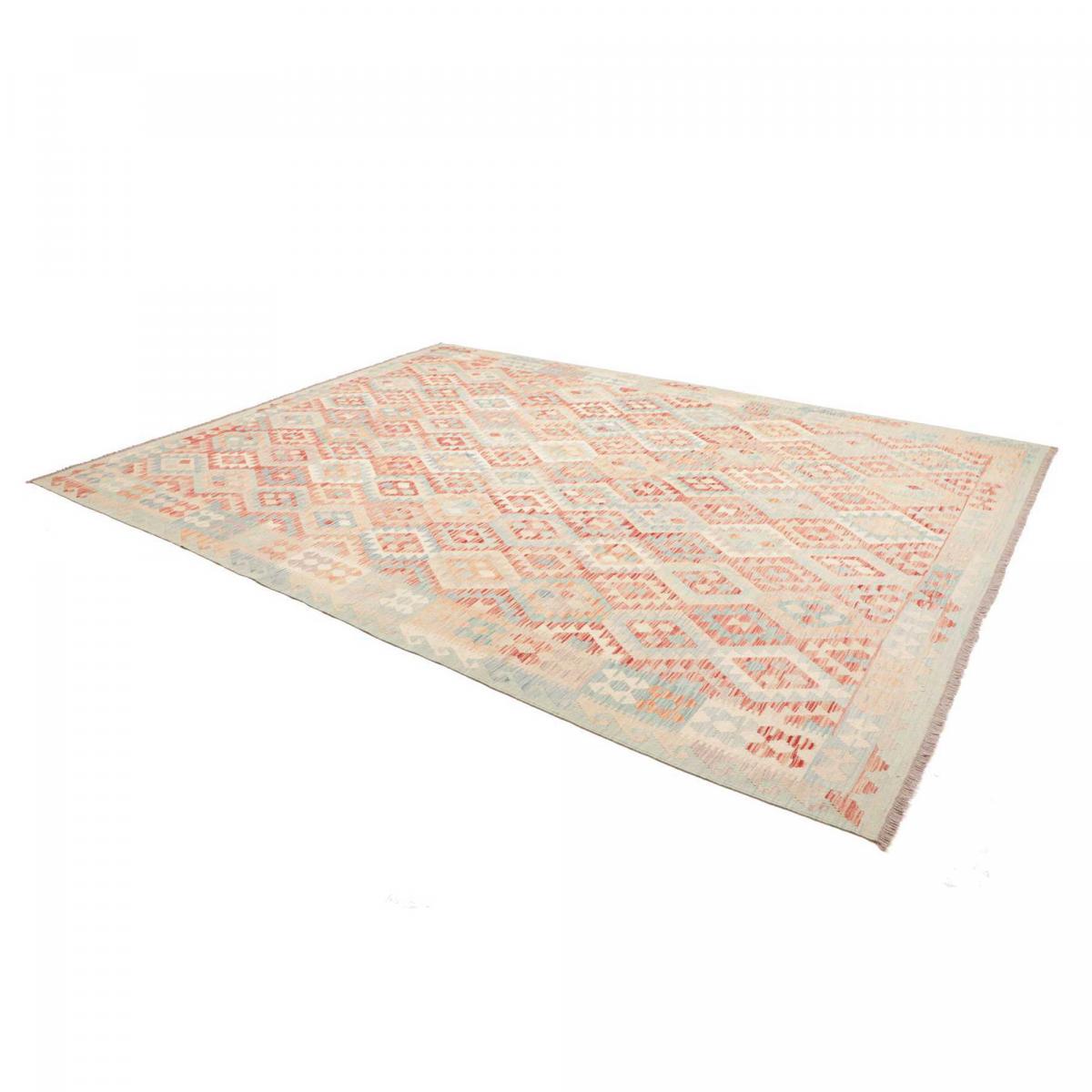 Tapis kilim géométrique, tissé plat artisanal, KILIM 101 — vue 4