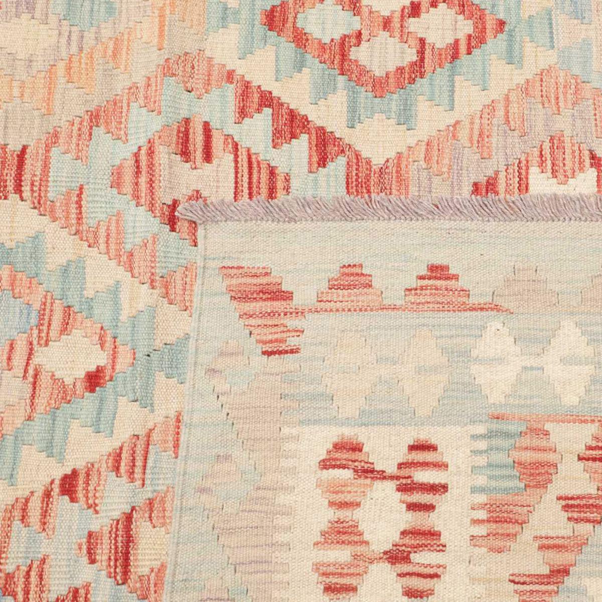 Tapis kilim géométrique, tissé plat artisanal, KILIM 101 — vue 6