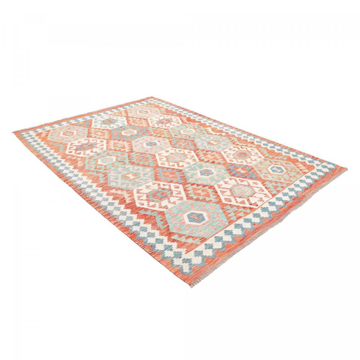 Tapis kilim géométrique, tissé plat artisanal, KILIM 102 — vue 4