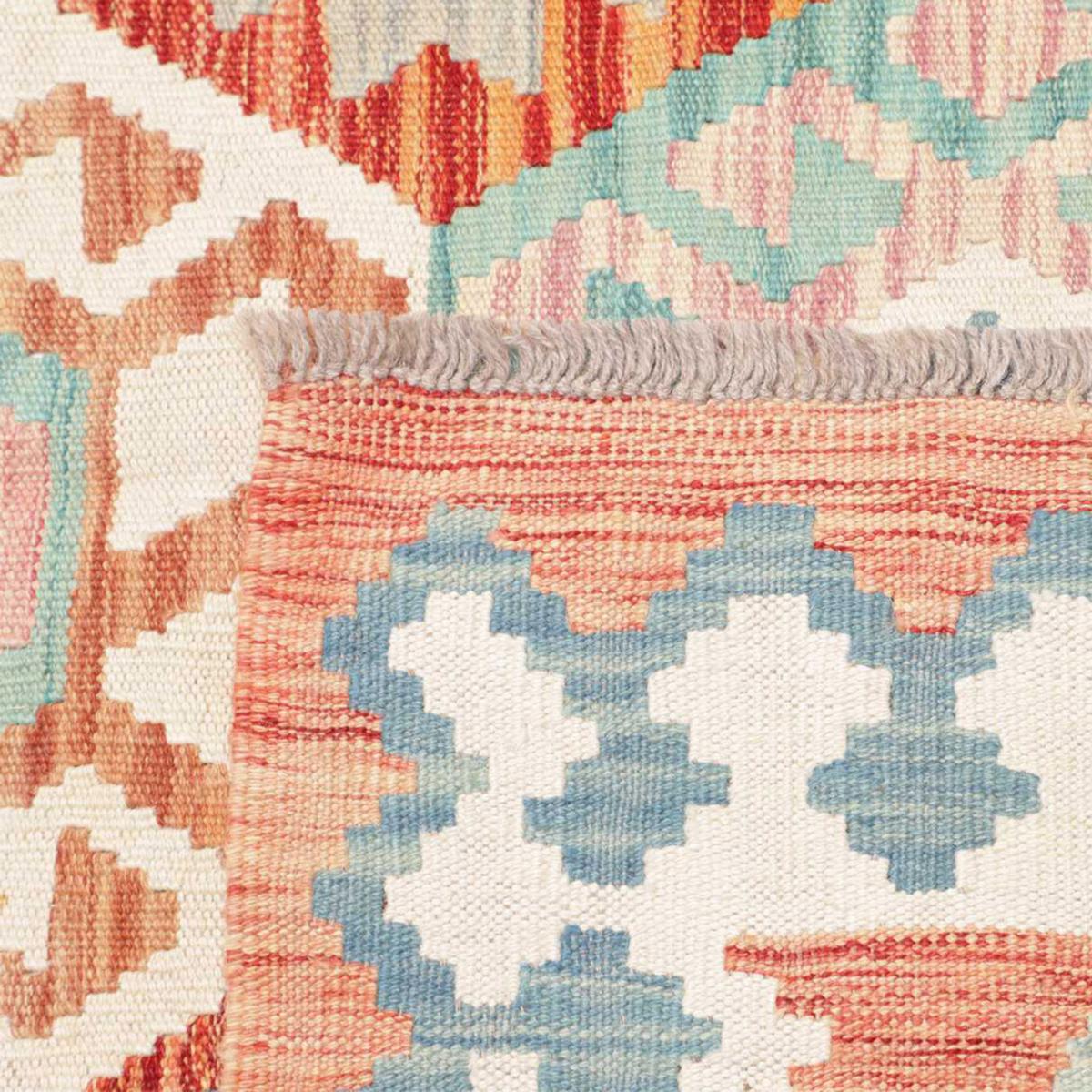 Tapis kilim géométrique, tissé plat artisanal, KILIM 102 — vue 6
