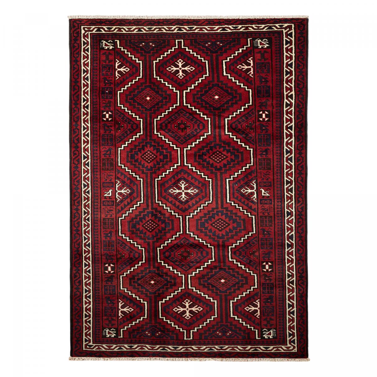 Tapis d'orient, motif oriental, noué main en laine, LORI 8