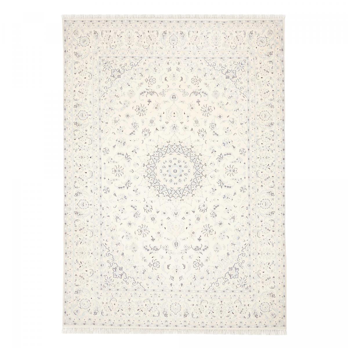 Tapis d'orient au motif oriental, noué main en laine et soie