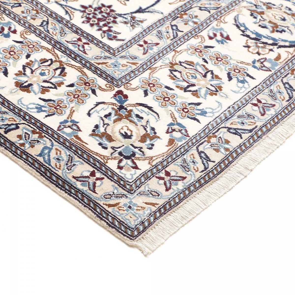 Tapis d'orient oriental, noué main, laine et soie, NAIN 9LA 38 — vue 5