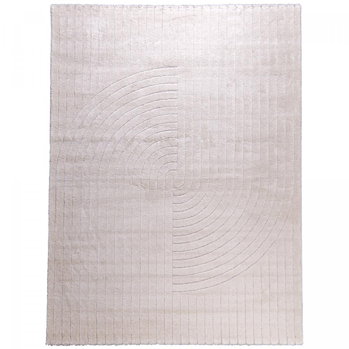 Tapis salon LYN9 E, tapis ton sur ton moderne et contemporain