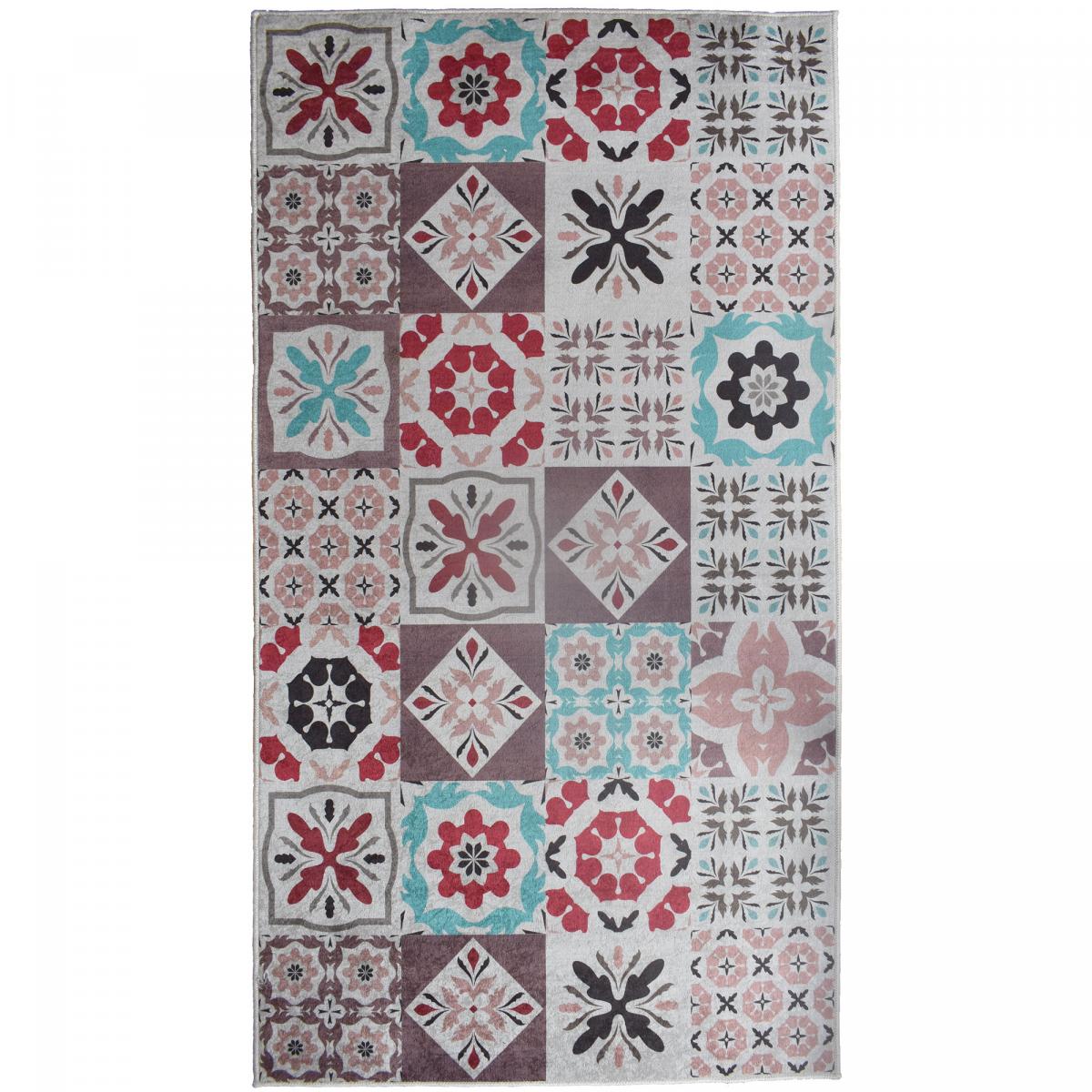 Tapis de cuisine motif carreaux de ci LYN11 A — vue 4