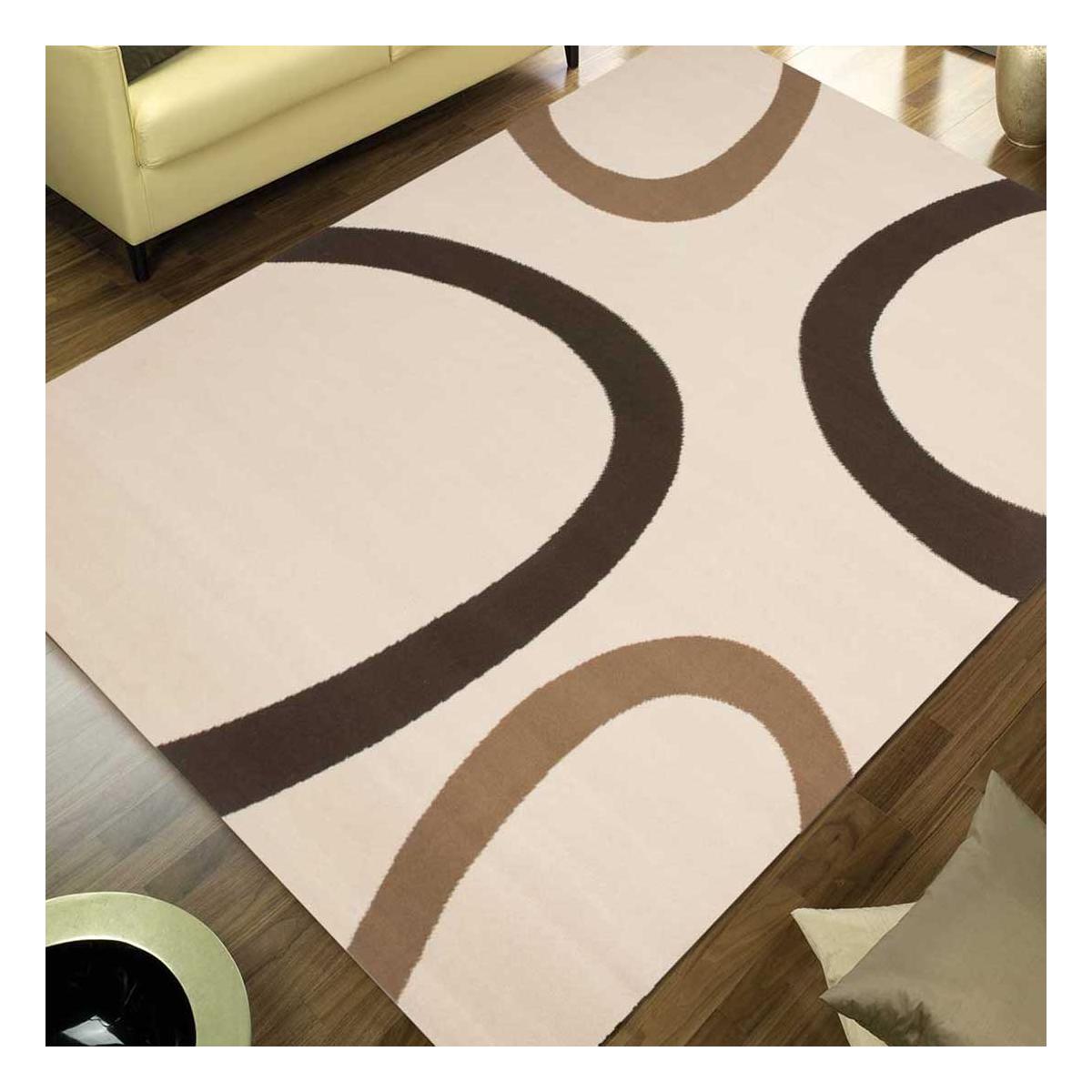 Tapis chambre tissé motif rond LYN1 TEMPO — vue 4