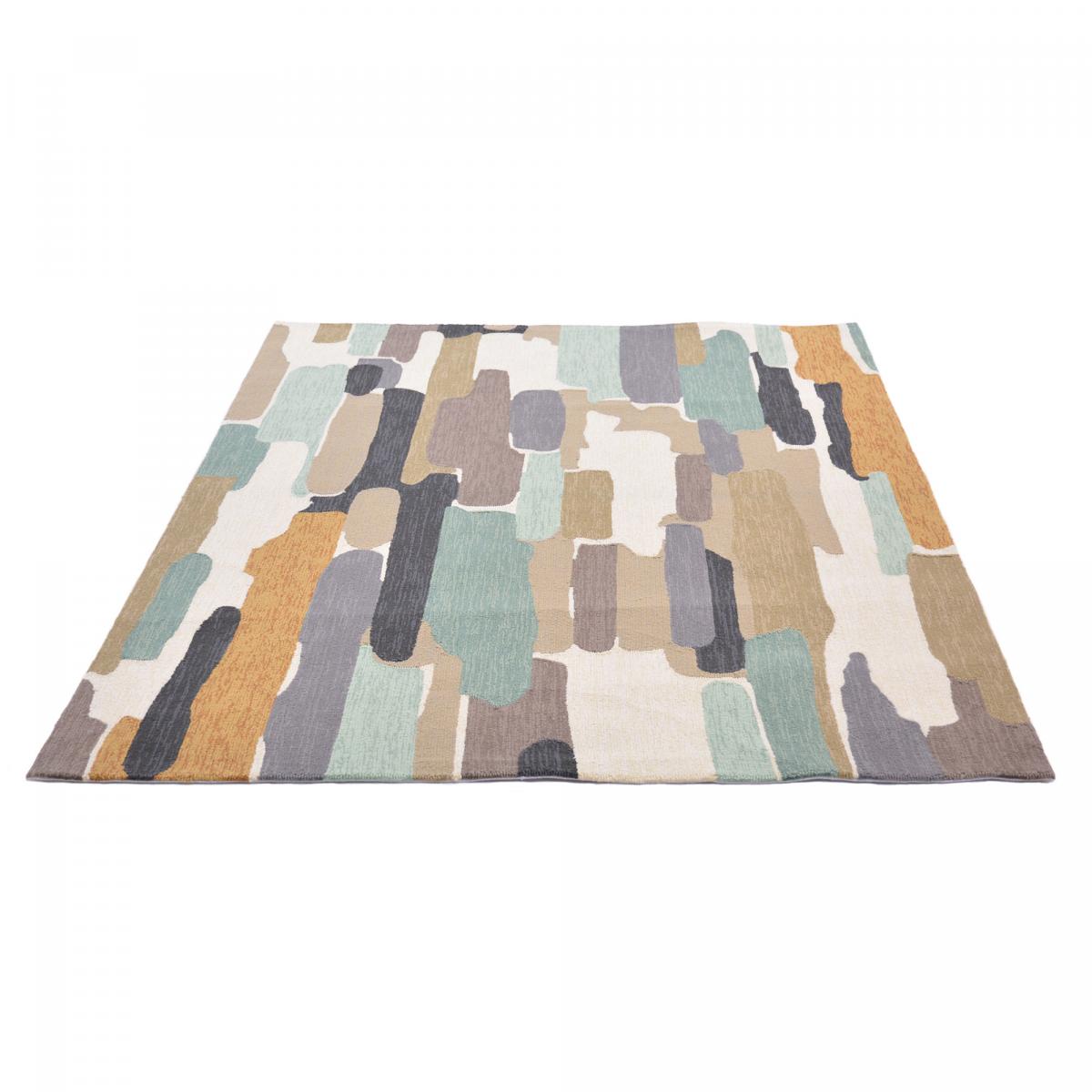 Tapis extérieur tissé kilim rectangle TRATTINO — vue 5