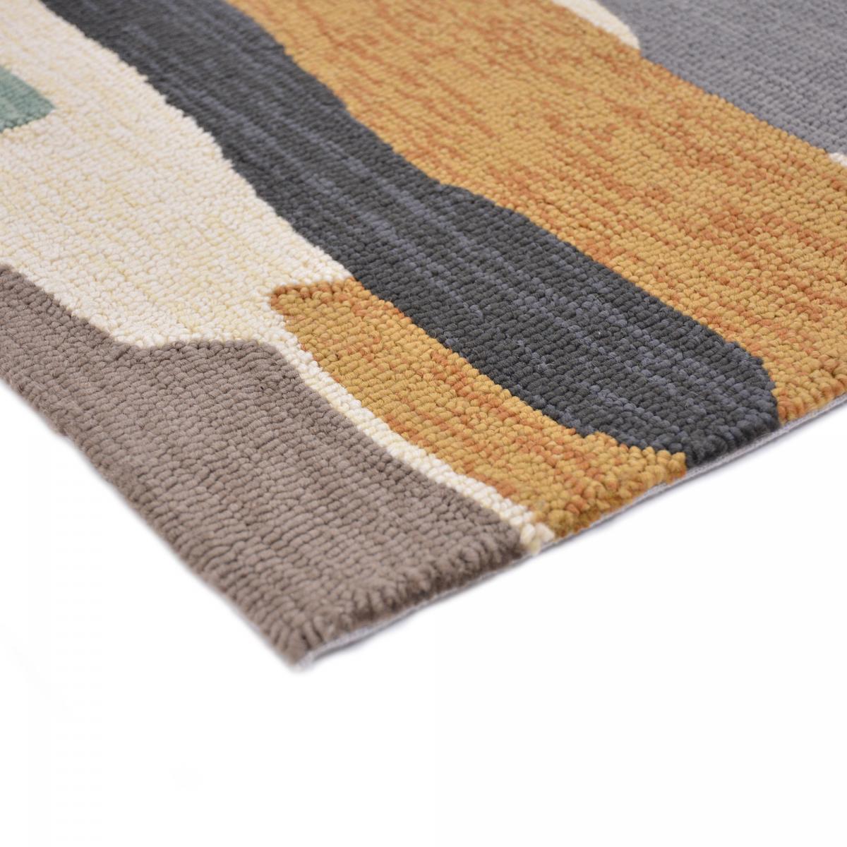 Tapis extérieur tissé kilim rectangle TRATTINO — vue 6