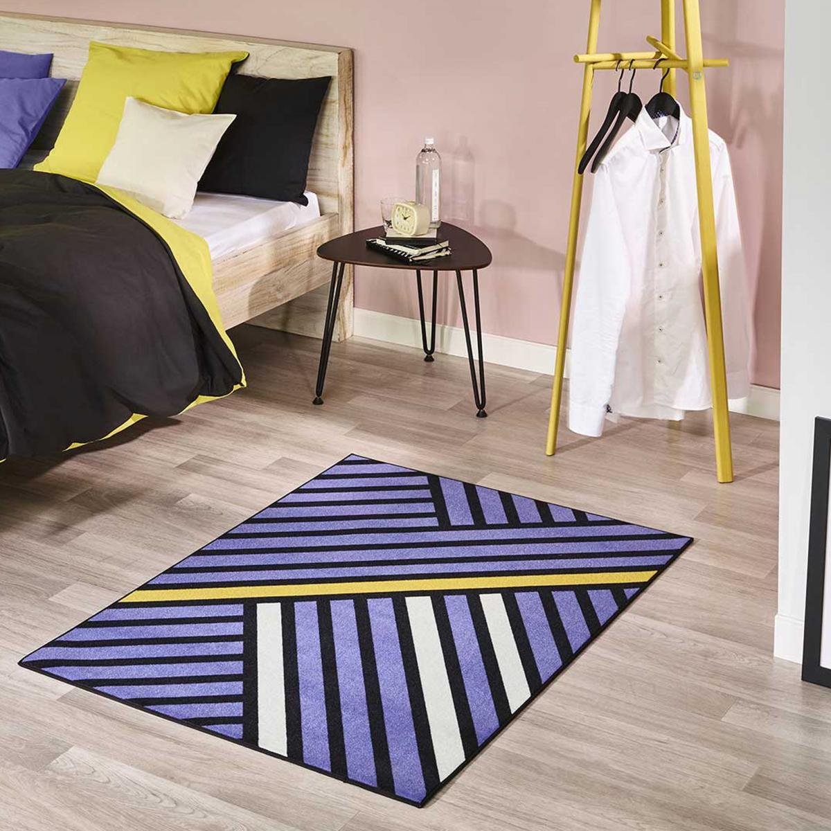 Tapis Chambre tissé en nylon motif géométrique TRIANGLO — vue 5