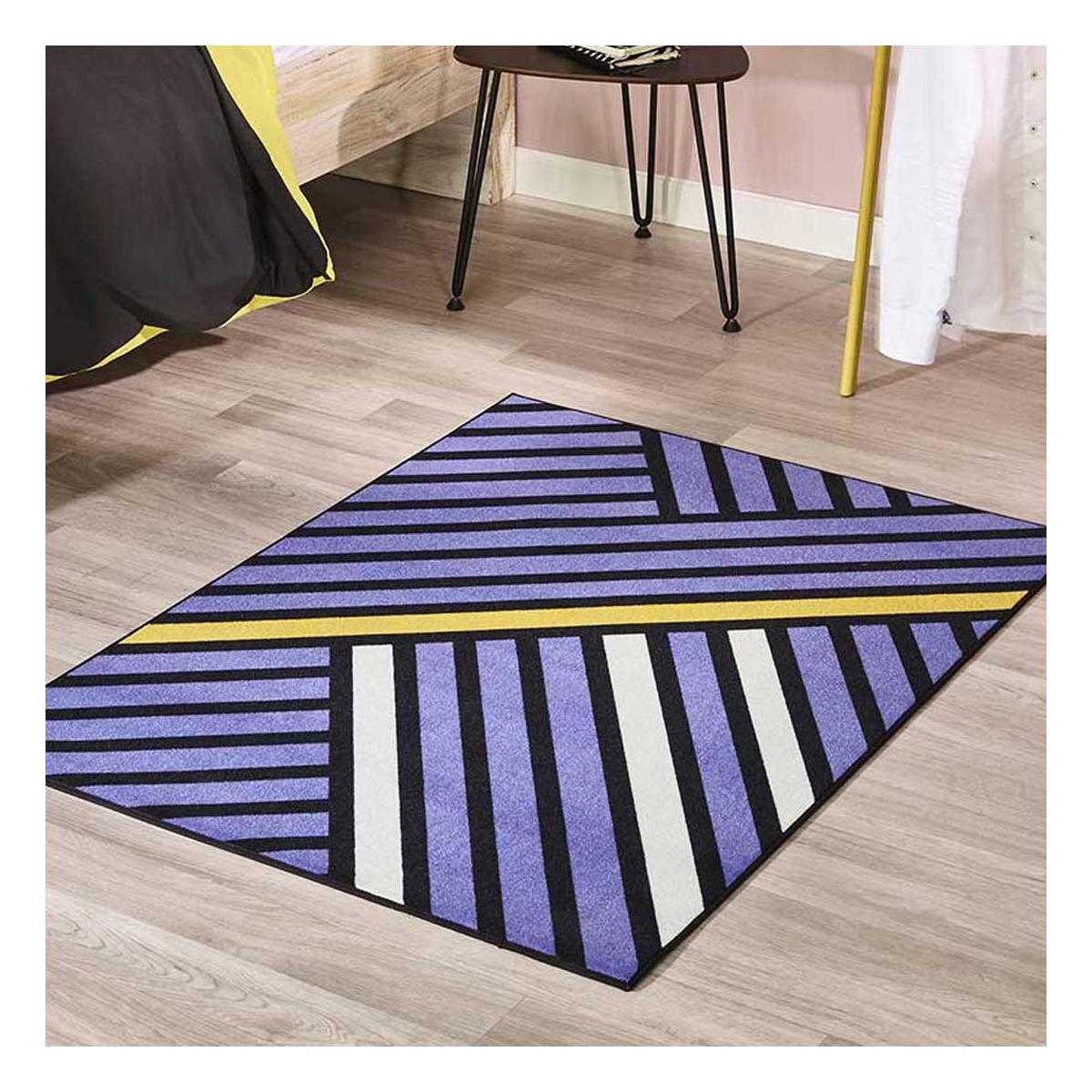 Tapis Chambre tissé en nylon motif géométrique TRIANGLO — vue 6