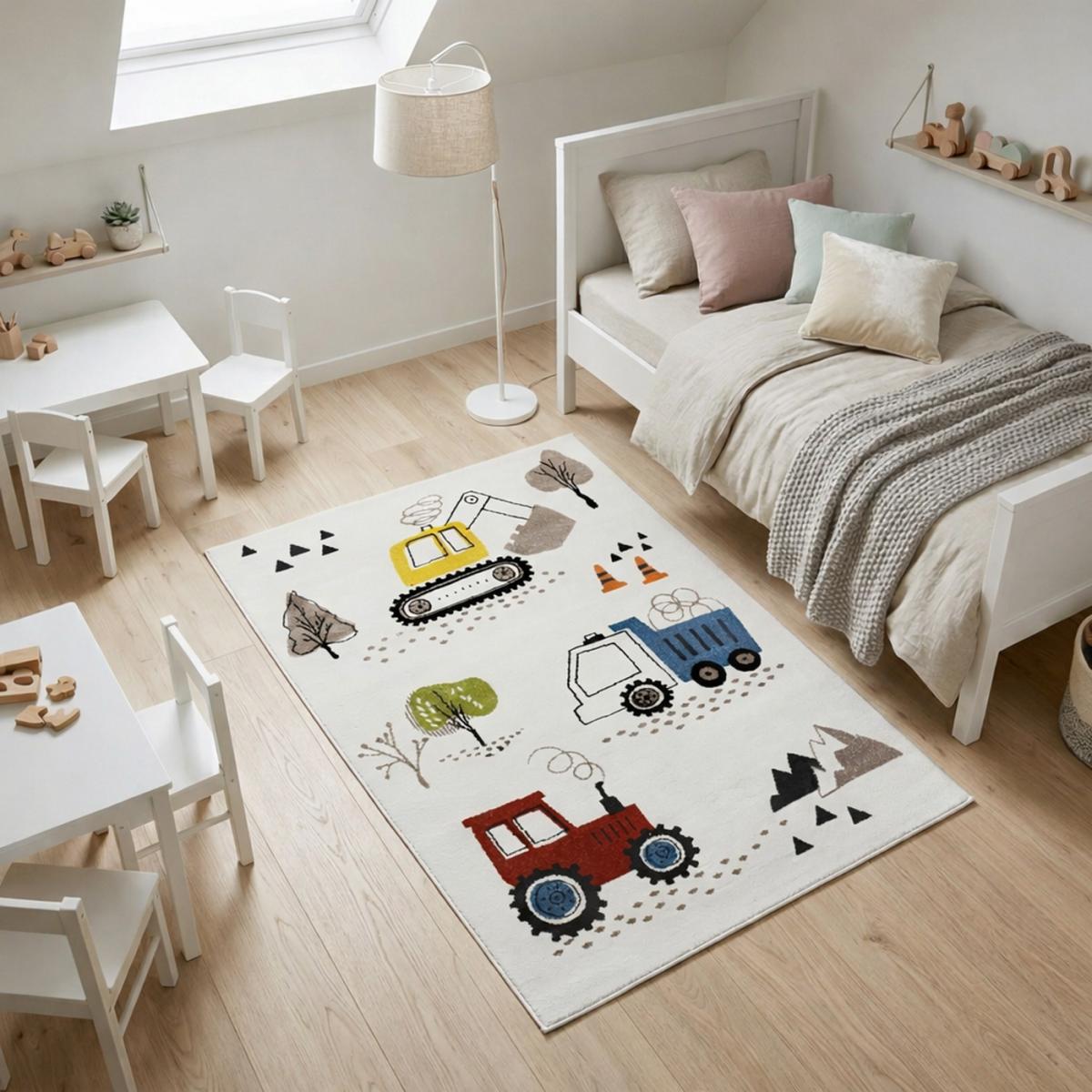 Tapis enfant TRUCKS certifié OEKO-TEX — vue 3