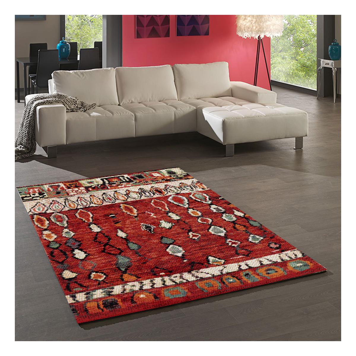 Tapis salon et chambre tissé motif berbère MO 75 — vue 3