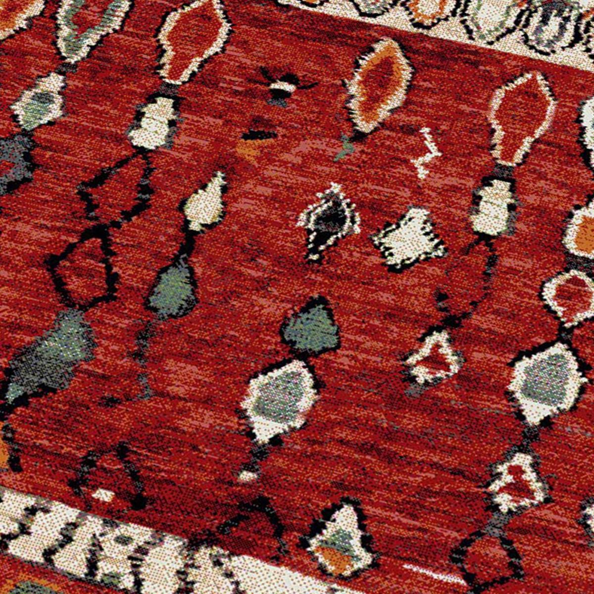 Tapis berbère tissé motifs tribaux LYN8 MOROCO — vue 4