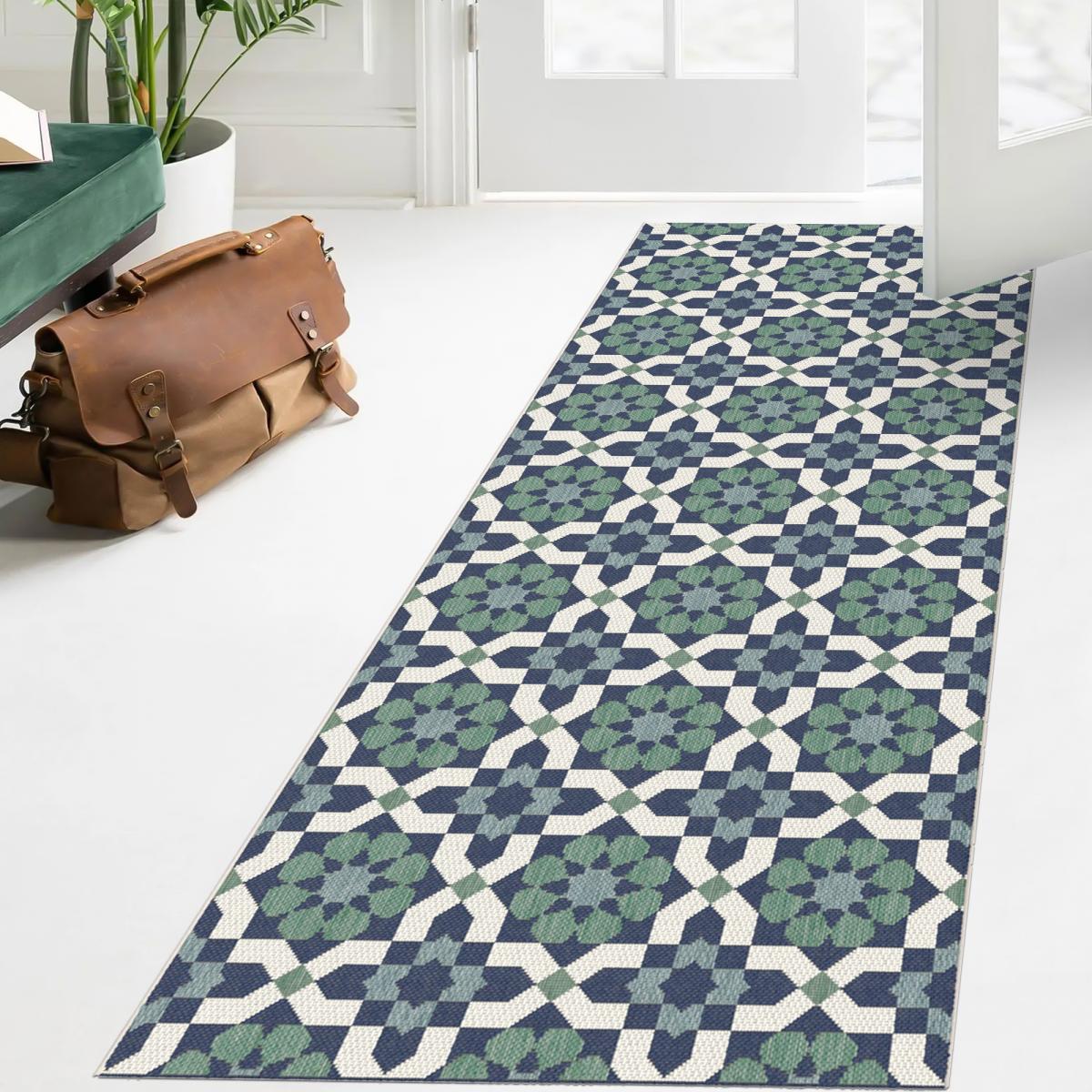 Tapis extérieur tissé kilim rectangle CASADA 14 — vue 3