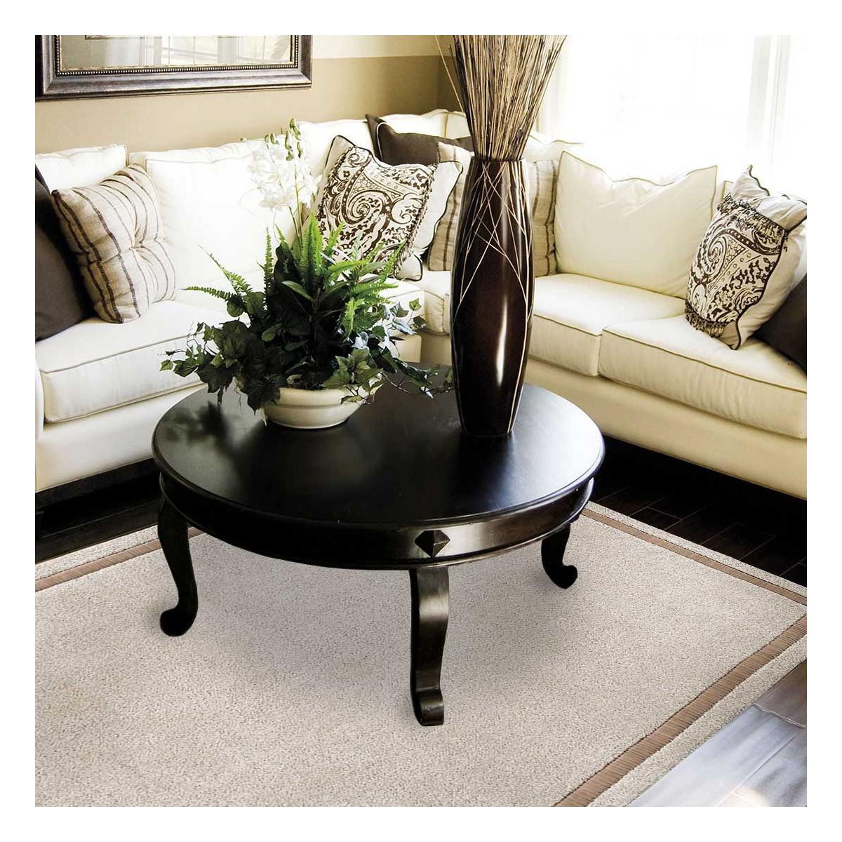 Tapis salon et chambre fait main en viscose ABRA SAND — vue 3