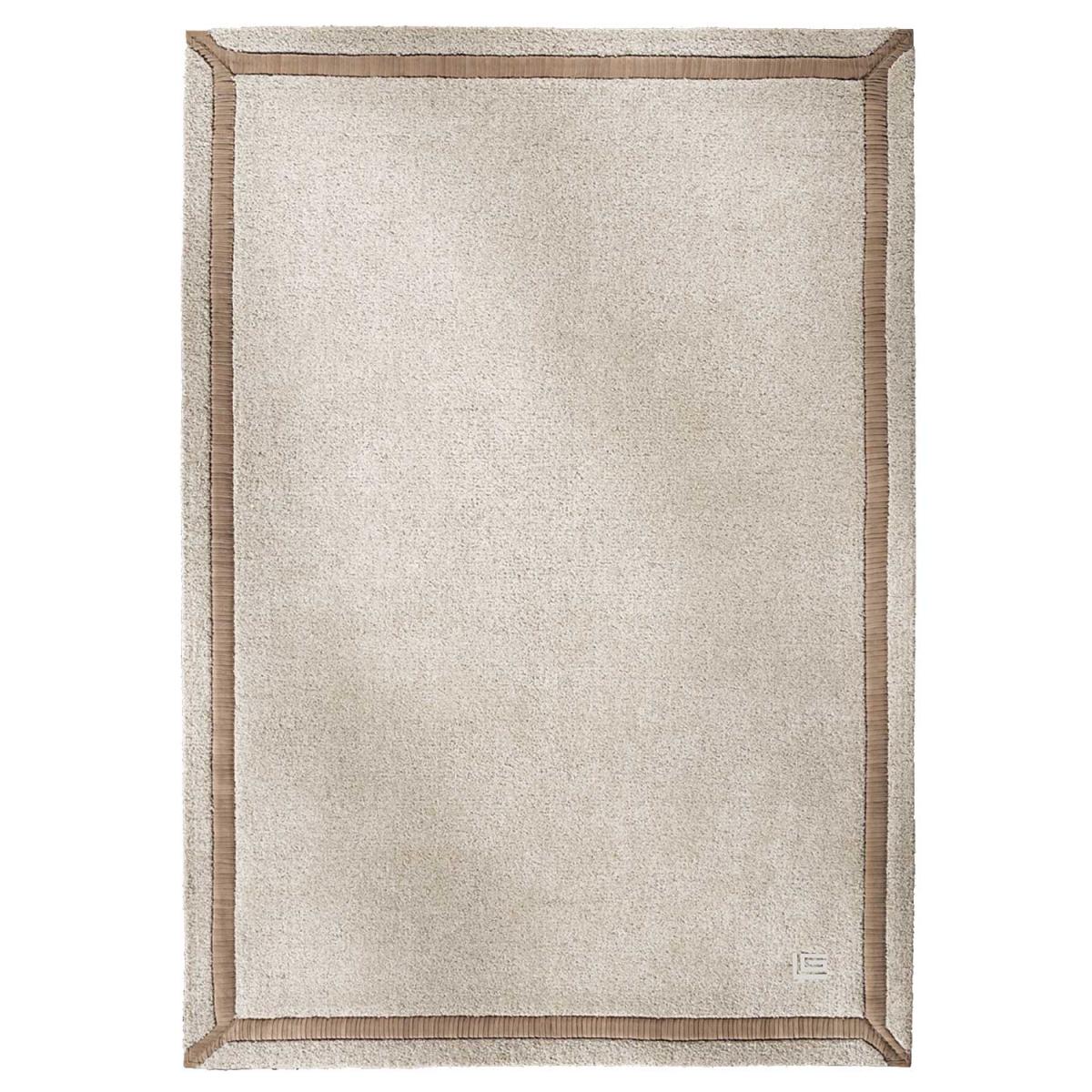 Tapis salon et chambre fait main en viscose ABRA SAND