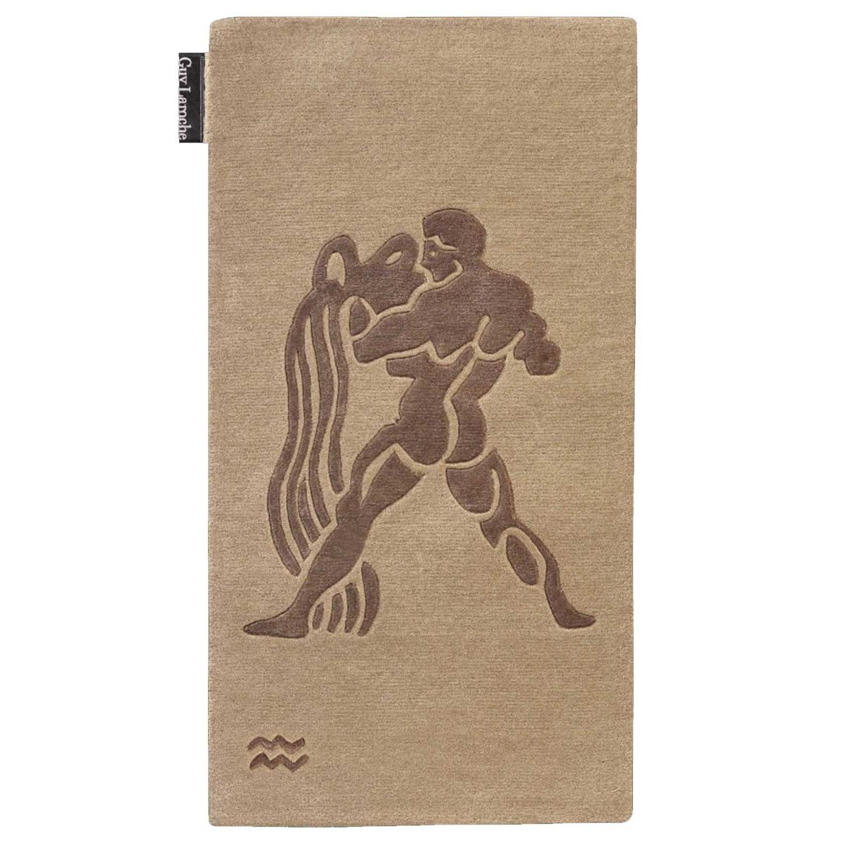 Tapis salon et chambre fait main en laine motif géométrique RIUS