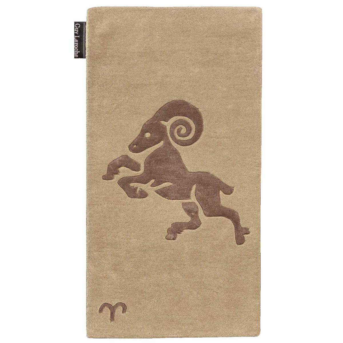 Tapis salon et chambre fait main en laine motif géométrique ARIES