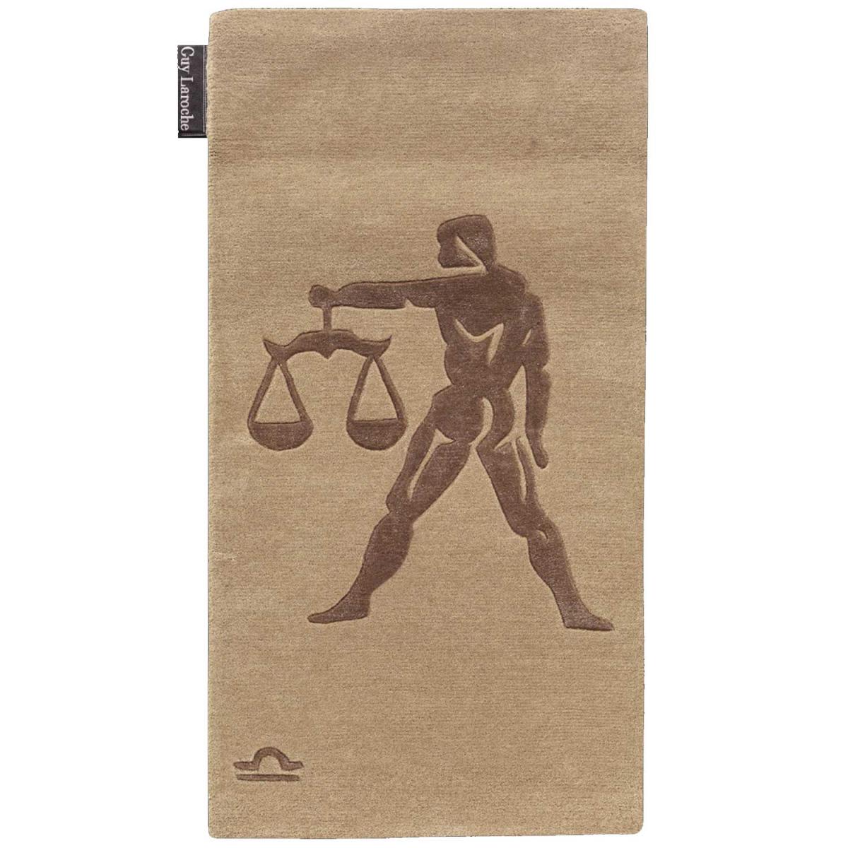 Tapis salon et chambre fait main en laine motif géométrique LIBRA