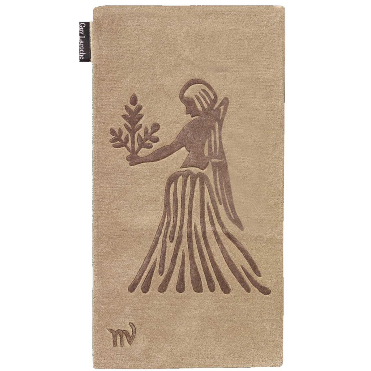 Tapis salon et chambre fait main en laine motif géométrique VIRGO