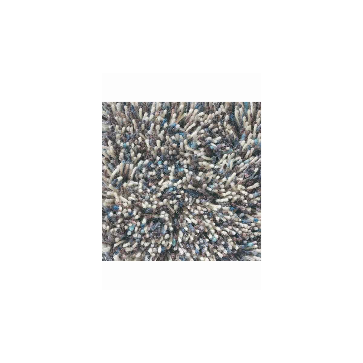 Tapis shaggy fait main en laine motif uni FLANCA B